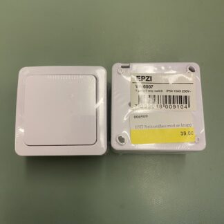 EPZI Strömställare med en knapp, utanpåliggande,