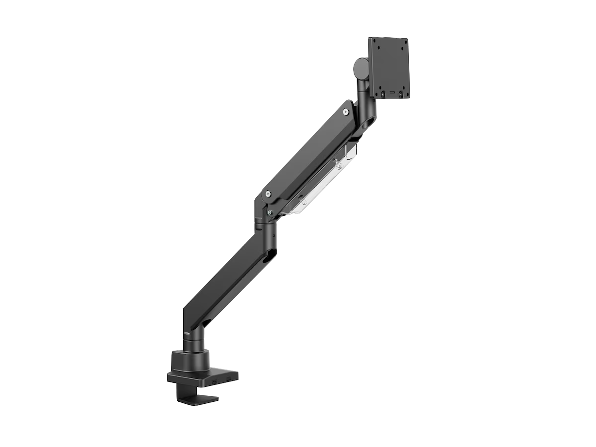iiglo MDM5722 skärmfäste gasarm för 1 skärm För 27-57" skärmar, max 22 kg, vridbar, tilt, VESA 75x75/100x100