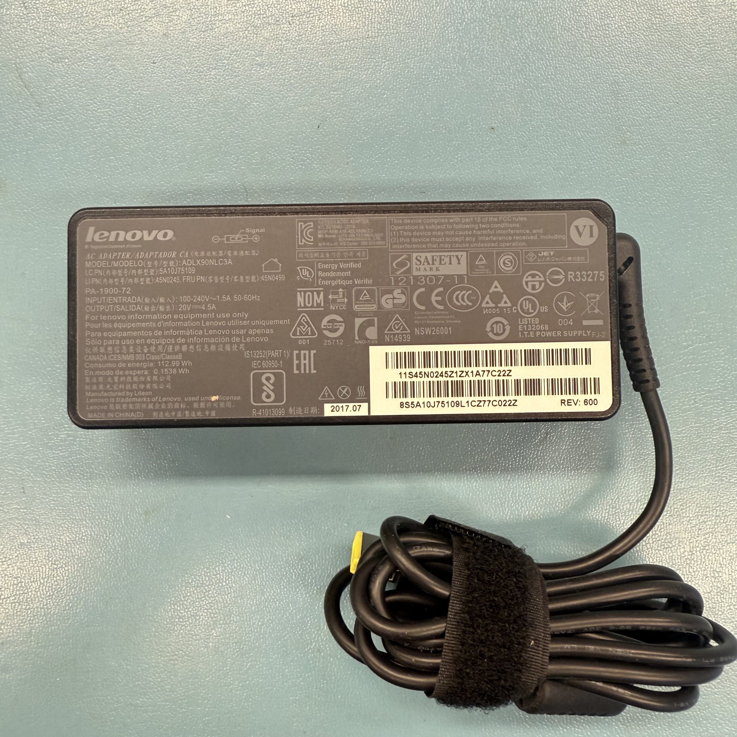 AC-Adapter Lenovo 20V 4,5A 90 Watt -BEG