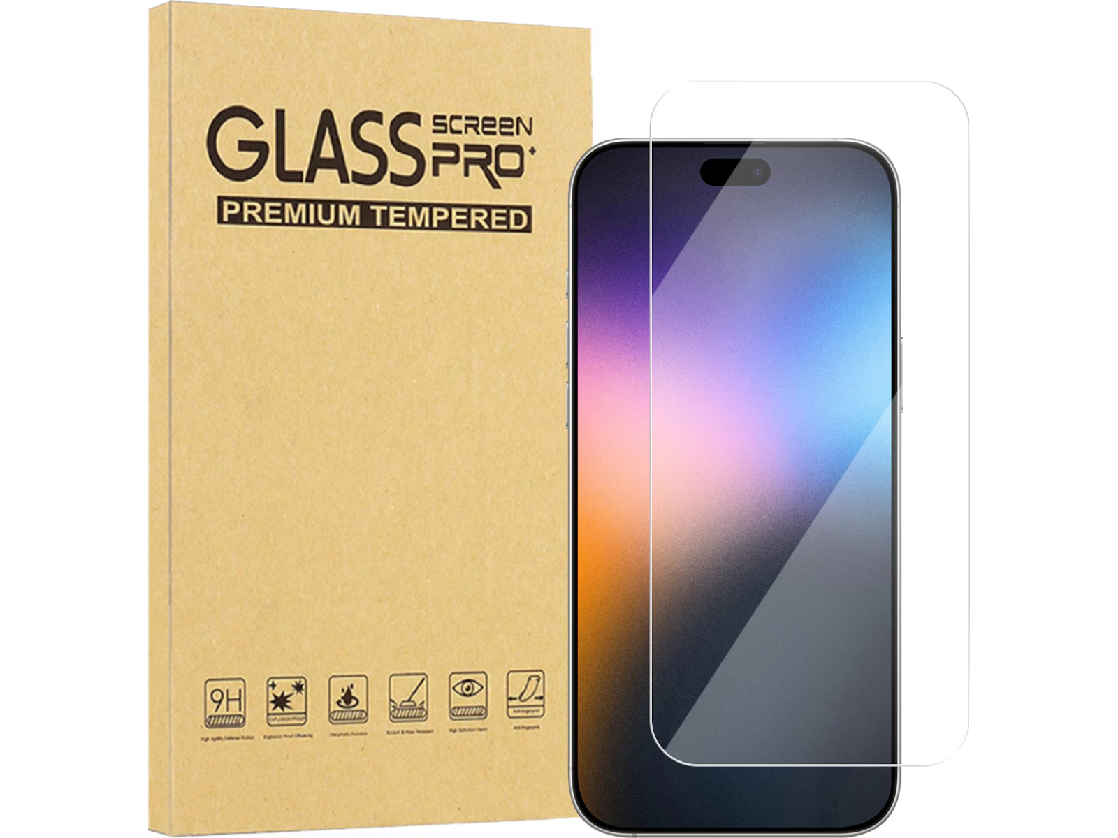 iiglo iPhone 17 Pro Max skärmskydd