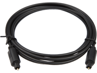 Toslink kabel 3m (svart) Digital ljudkabel, optisk, PVC