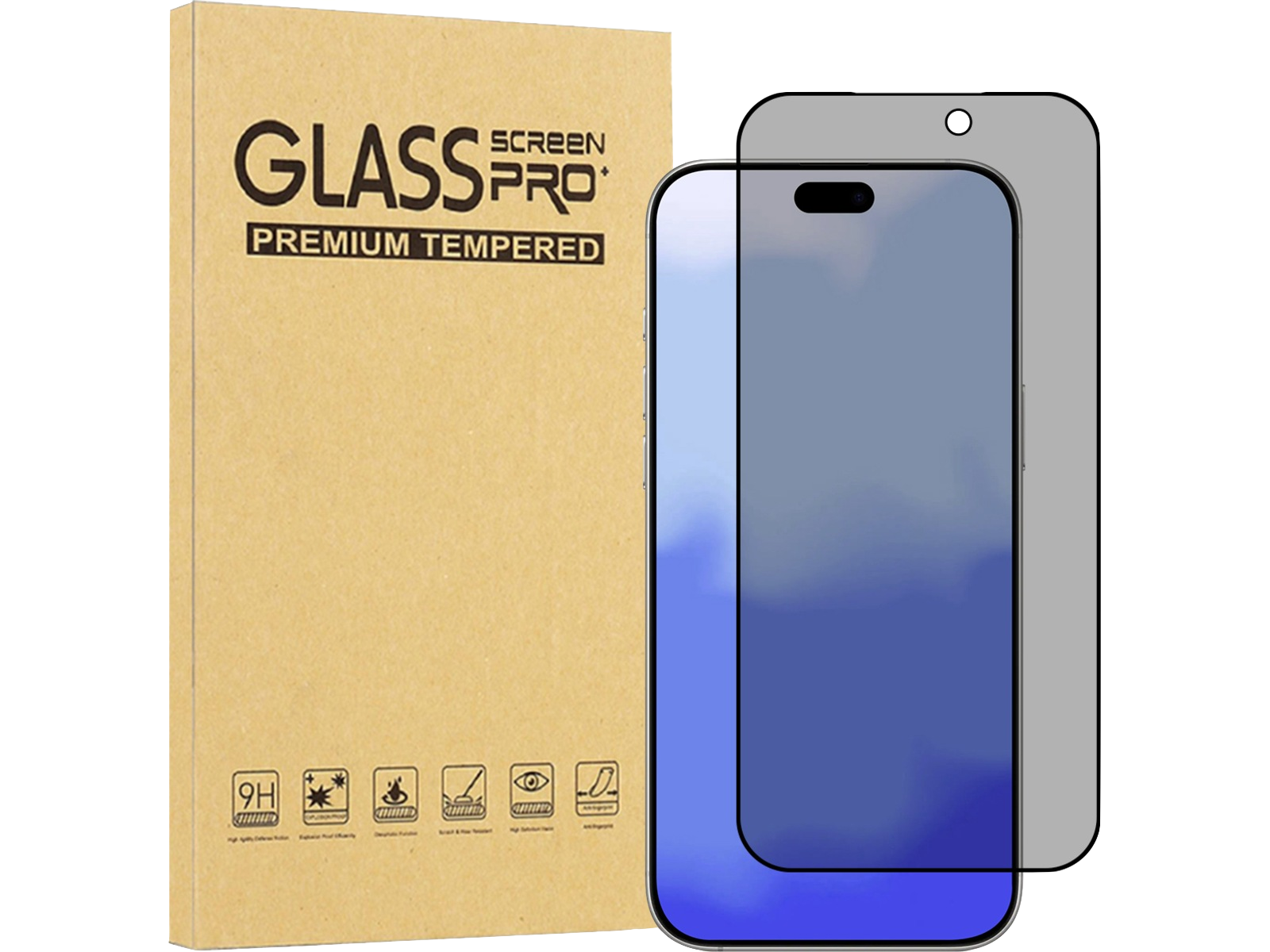 iglo iPhone 17 Pro Privacy skärmskydd