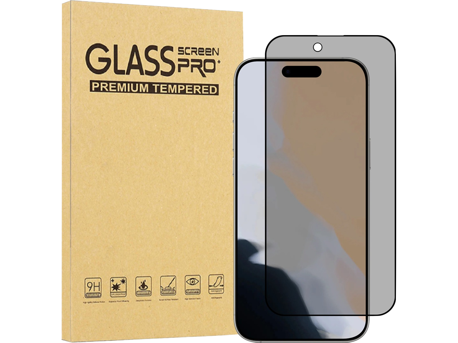 iiglo iPhone Air Privacy skärmskydd