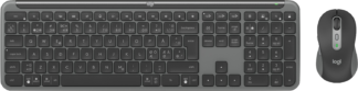 LOGITECH Signature Slim Combo MK950 for Business Keyboard and mouse set wireless Bluetooth 5.1 LE QWERTY graphite (PAN)