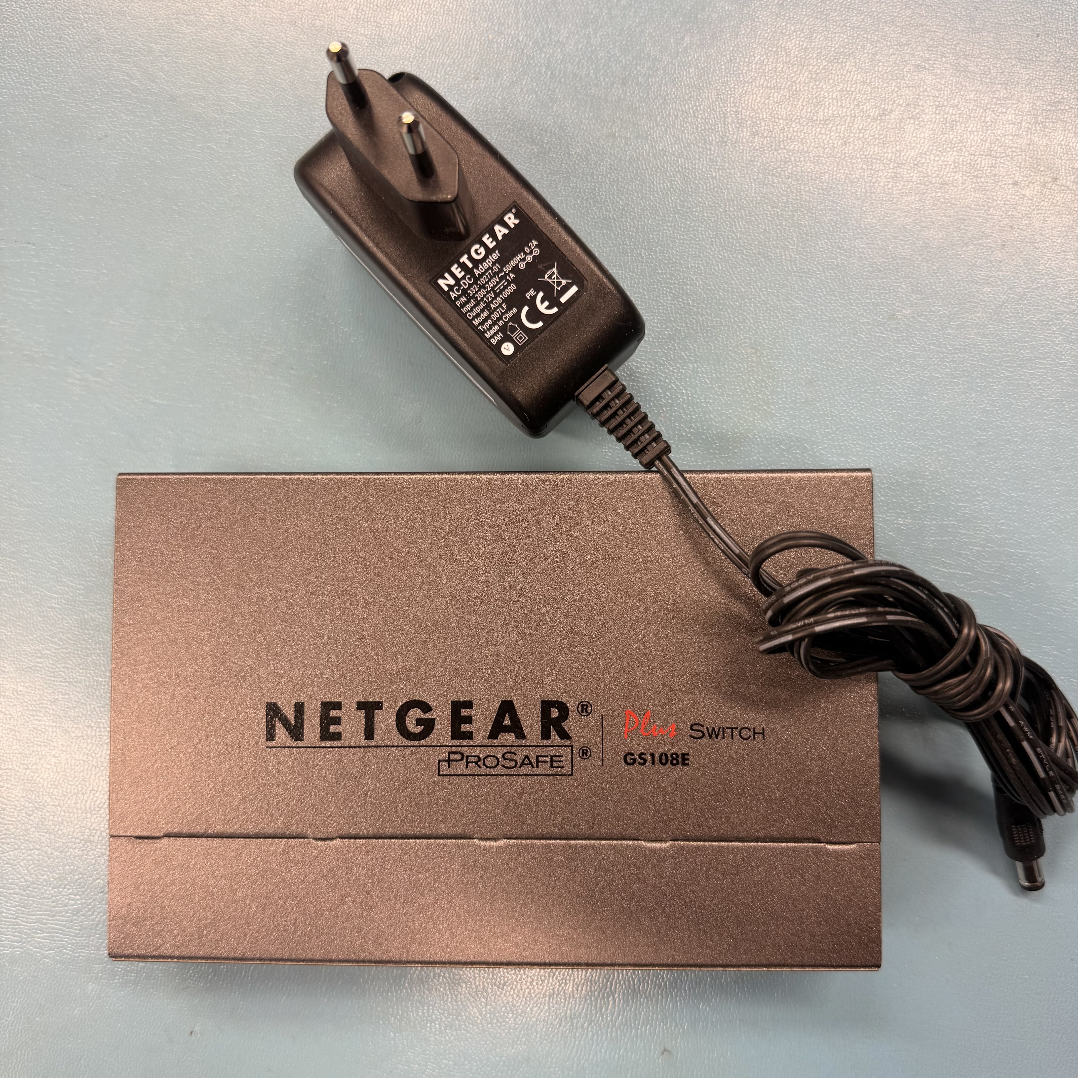 Netgear ProSafe switch 8 portar GS108E -BEG