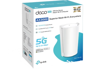 TP-Link Deco X50 5G router AX3000, Dual-band, AI-Driven Mesh, WiFi 6