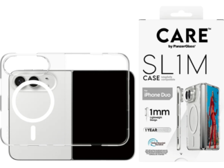 PanzerGlass CARE iPhone Duo SL1M Skal (transparent) CARE™ by PanzerGlass®, White MagSafe